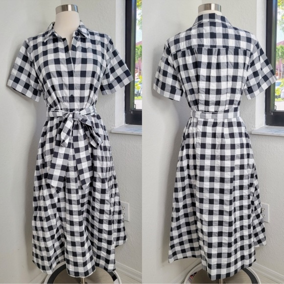 EUC TARGET collab black and white gingham sundress with pockets XS - Picture 4 of 10
